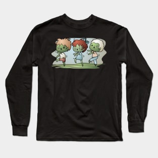 Kawaii Zombies Long Sleeve T-Shirt